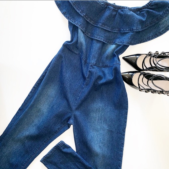 Fashion Nova Pants - FASHION NOVA Jean Romper